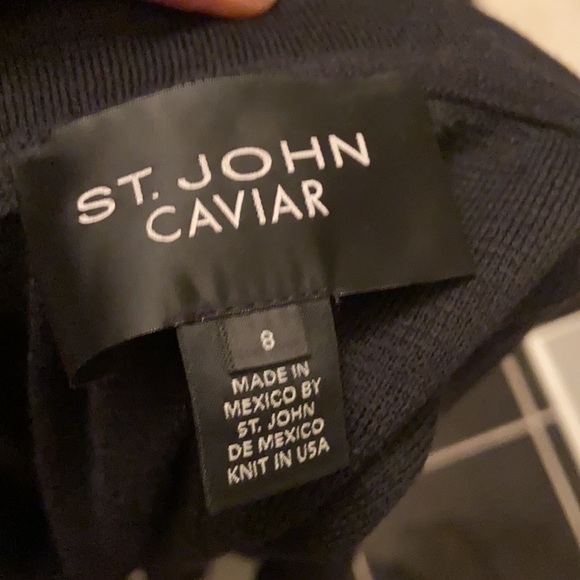 St.John Caviar Black Label Cardigan - Picture 8 of 10